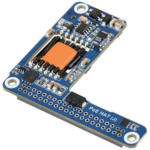 PoE/PoE+ HAT (J) Providing Both Network and Power Supply in One Ethernet Cable for Raspberry Pi 5/cm 5 Includes Housing 1