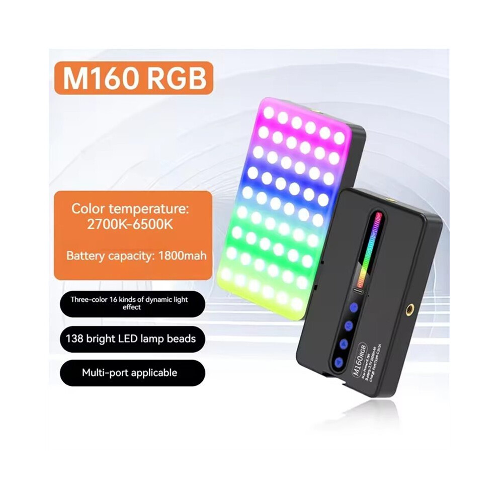 Rgb Video With Display Screen Fill Camera Selfie Ing Rechargeable Dimmable Hot Shoe Mouth Light 6033321224408