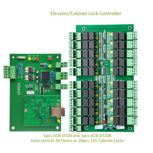 40 Floors Elevator Access Control Board Lift Access Controller Panel Elevator Controller for Access Control System 2