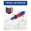 12-in-1 Ratcheting Multi-Bit Screwdriver Set with Quick-Load Mechanism and Ergonomic Handle 6