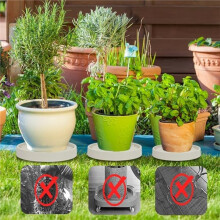 PlantCaddy with Wheels, 12.4" Rolling Plant Stand 165 LBS Heavy Duty with Hidden 360 Rotating Silent Wheel