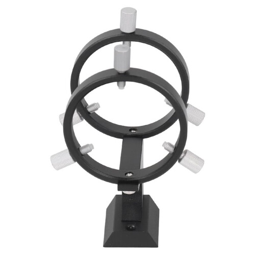 Telescope Finder Scope Mount Adjustable Bracket with Fixing Ring and 1/4 Inch Screw for Astronomical Telescopes