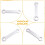 2 in 1 DRAIN PLUG & SHELL NUT Hand Wrenches for  Pool Filter Cartridge Assembly 7