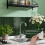 Revestimento Adesivo, Verde, 4,72x9,68 Polegadas 20 Folhas, Adesivos de Azulejos Texturizados 3D, Impermeável 2