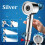 Pressurized Filter Shower  4 Modes Super Strong Household Shower  Purification Filter Shower  Silver 7
