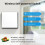 RF 433MHz  Wireless Self-Powered  Remote Control Waterproof No Wiring Installation  Remote Home 6