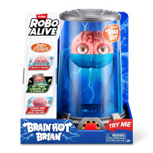 Brain Rot Brian by ZURU Interactive Robotic Light-Up Brain That Talks,