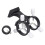 Laser Pointer Bracket, Aluminum Alloy Adjustable Laser Finder Scope Mounting Bracket for Astronomical Telescope 2