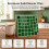 Azulejos de Backsplash 3D de Luxo Verde Esmeralda 24-Pack, Autoadesivos, 6x6 Polegadas, Adesivos de Azulejo de Vinil para Parede 2
