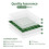 Azulejos de Backsplash 3D de Luxo Verde Esmeralda 24-Pack, Autoadesivos, 6x6 Polegadas, Adesivos de Azulejo de Vinil para Parede 7