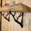 1set Metal Shelf Bracket with Branch-Inspired Design, Ideal for Decorative and Practical Kitchen Shelving 3
