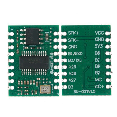 SU-03T1 AI Intelligent Offline Voice Recognition Module Voice Control Module for Embedded DIY and  Home Projects A 2
