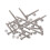 M2 x 120mm Long Hex Socket Knurled Cap Screws Bolts Nuts Set 120Pcs 8