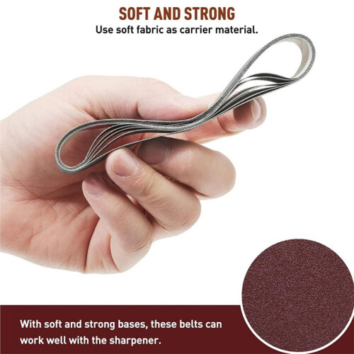 45 Pcs 3/4" X 12" Replacement Knife Sharpener Sanding Belt Kit for Work  Knife & Tool Sharpener Ken Onion Edition 2