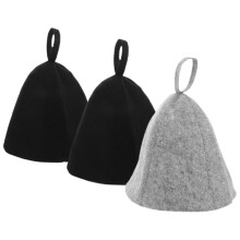 3St Zwarte Sauna Douche Badmuts Voor Haar Bad En Sauna
