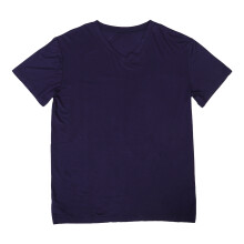 Navy T-Shirt Zomerloze Casual En Duurzaam Design