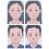 4St Professionele Plastic Gezicht Oefenplaat Voor Make-Up Training 1