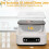 Yogurt Maker 1.6L Machine, Yogurt Makers with Constant Temperature Control &  Timer & Automatic Shut-Off US Plug 7