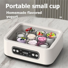 1.6L Large Yogurt Maker Machine with Temperature Control Timer Automatic Shut-Off for Home Use UK Plug