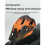 Casco per Bicicletta MTB Regolabile Casco da Montagna con Visiera per Uomini e Donne C 10