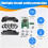 5Core Battery Storage Box Case for PARKSIDE 18650 Power Tools for PARKSIDE PCB Charging Board Nickel Strips Set 5