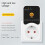 Voltage Protector Socket over/Under Voltage Safety Protect Adjustable 16A Voltage Protector Socket Refrigerator EU Plug 3