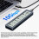 M.2 SSD Case NVME SSD Enclosure 10Gbps M.2 to USB 3.2 Gen 2 Type C Intelligent Digital Display External SSD Box Case 7