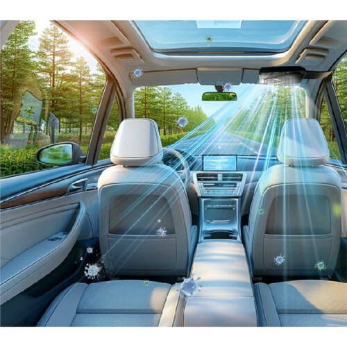 Auto Interieur Koeling Oplaadbare Ventilatoren Auto Uitlaatventilator in-Car Ventilator Interieur Koeling Uitlaatventilator 1