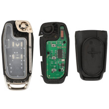 3 Button Flip Car Remote Key Fob 433MHz with 49 Chip Fit for Focus Mondeo Auto Spare Remote Control Key