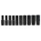 10 pc 1/2 inch Deep Impact Socket Tool Set 10-24mm Metric Garage Workshop 4-39 5