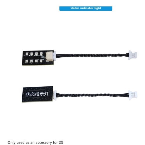 2S Borstlös PTZ Gimbal Delar Programmerbar Ljusremsa LED Statusindikator USB-Adapterkabel för FPV USB-Kabel 2