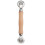 5pcs Double  Screen Spline Roller, Wooden Handle Metal Screen Rolling Tool for Window Repair Set 2