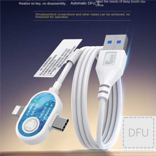 Auto DFU Recovery Cable for   No Disassembly Automatically Enter DFU Recovery Mode One Key Shutdown Lock Boot 1