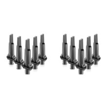 10Pcs Stone Splitter Heavy Duty Plug Wedge Shims Stone Expansion Tool for Granite/Marble Separator Hand Tool