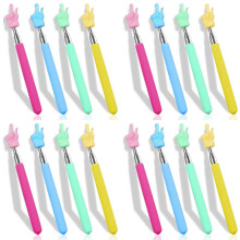 16PCS Retractable Teacher Pointer for Classroom Kids Reading, Extendable Hand Pointer Finger Pointer Stick