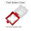2 Piece Emergency Stop Button Cover, Removable Base Cover, Push Button  Protector for Emergency Stop Button 3