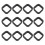 96Pcs String Trimmer Air Filter Kit for  TH23D TH26D TH23 TH26 TJ27 Trimmer Engine for 11010-2530 4