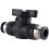 8Mm Push Connect Valve Kulventil 8Mm Air Flow Control Valve Snabbkopplingsventil Rörkopplingar 9 Pack 9