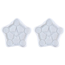2X Candle Mould, Pentagram Candle Holder Silicone Mould, Candle Holder Mould