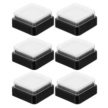 6St Multifunctionele white Inktkussens, Gemaakt Van Schuim En Plastic