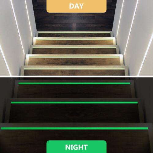 5 Lichtgroene Antislip Fluorescerende Trapmarkeringstape DIY