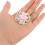 6St Mode Roze Afstudeercap Speld Duurzame Zinklegering 7