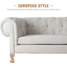 4St Meubelpoot Beige Voor Bank En Bijzettafel