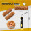 2X Paint Roller Kit 6 Pcs Texture Sponge Paint Rollers 6 Inch Texture Pattern Roller Brush Tool with Roller Frame 4