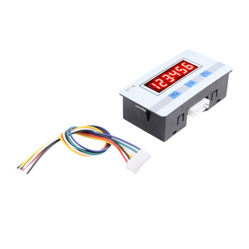 Digital Counter Module /AC5V-24V Hour Meter  Calculator Electronic Totalizer with NPN and PNP Signal Interface