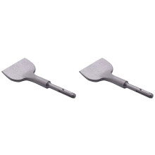 2X SDS Kakel Mejsel Bredd 75 mm Längd 165 mm Vinkel 15 Mejsel Mejsel Hårdmetall Professionellt Verktyg