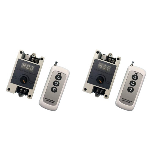 2X Wireless Remote Control  Motor Speed Regulator  12V 24V