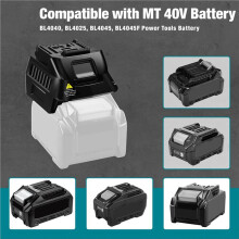 2X Battery Adapter for 40V Lithium Battery BL4040 BL4025 BL4045 Convert to Work for 18V