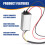 LED Lamp Transformer Driver Power Supply  36V 20W Waterproof 5