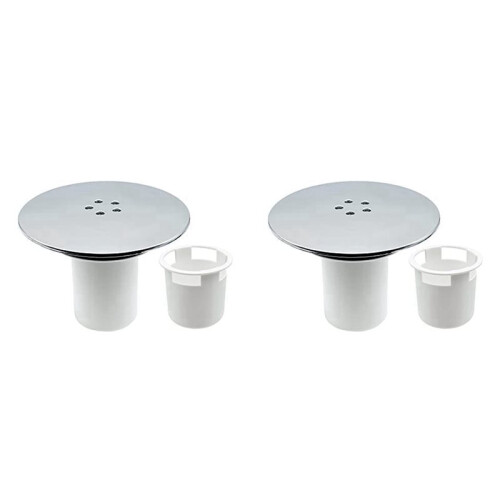 2X Plumbing Bathroom Floor Drain Plastic Shower Drain Floor Drain